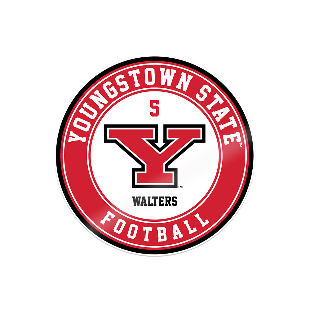 Youngstown State - NCAA Football : Fresh Walters - Sticker-0