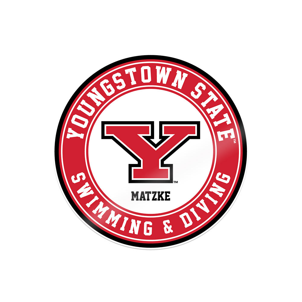 Youngstown State - NCAA Women's Swimming & Diving : Amelia Matzke - Sticker-0