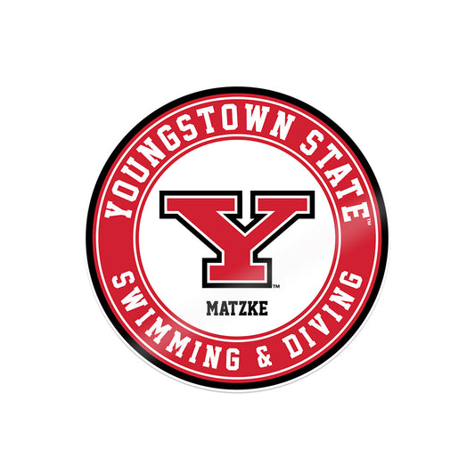Youngstown State - NCAA Women's Swimming & Diving : Amelia Matzke - Sticker-0