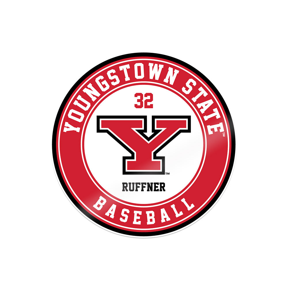 Youngstown State - NCAA Baseball : Teddy Ruffner - Sticker-0