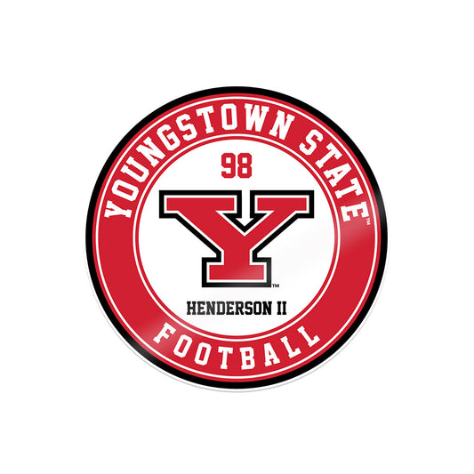 Youngstown State - NCAA Football : Marcus Henderson ii - Sticker-0
