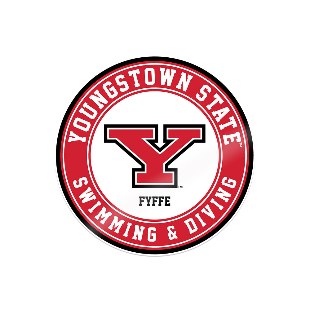 Youngstown State - NCAA Men's Swimming & Diving : Chase Fyffe - Sticker-0