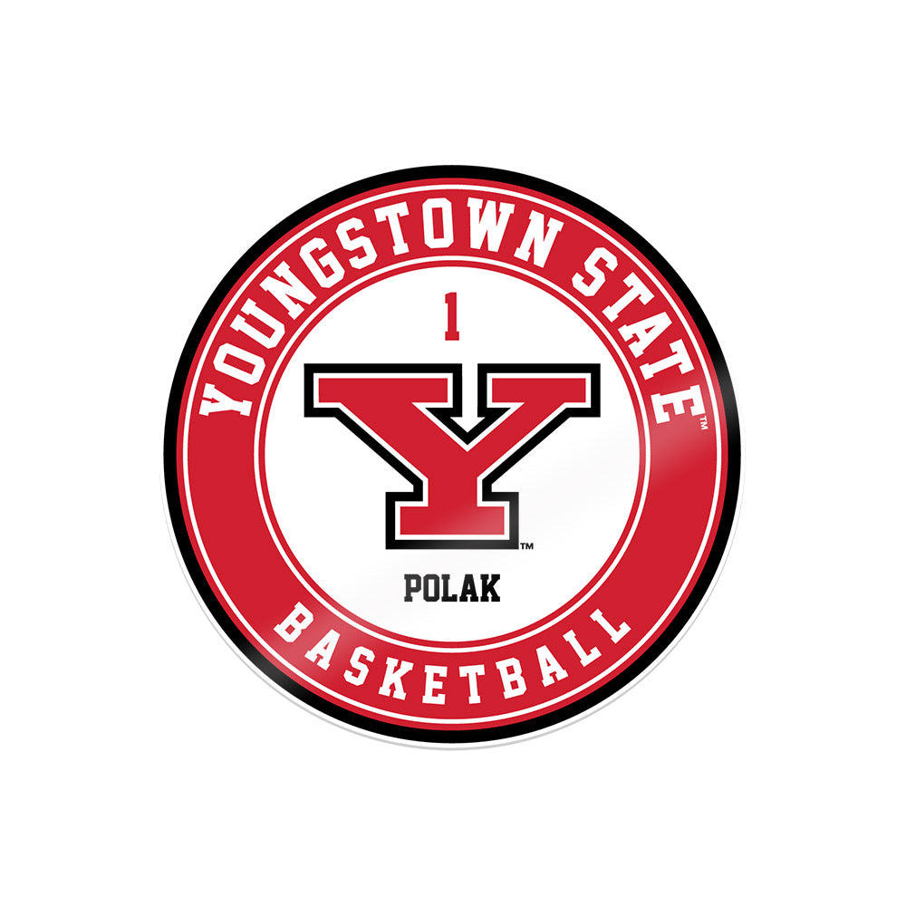 Youngstown State - NCAA Men's Basketball : Cam Polak - Sticker-0