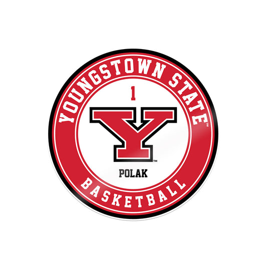 Youngstown State - NCAA Men's Basketball : Cam Polak - Sticker-0