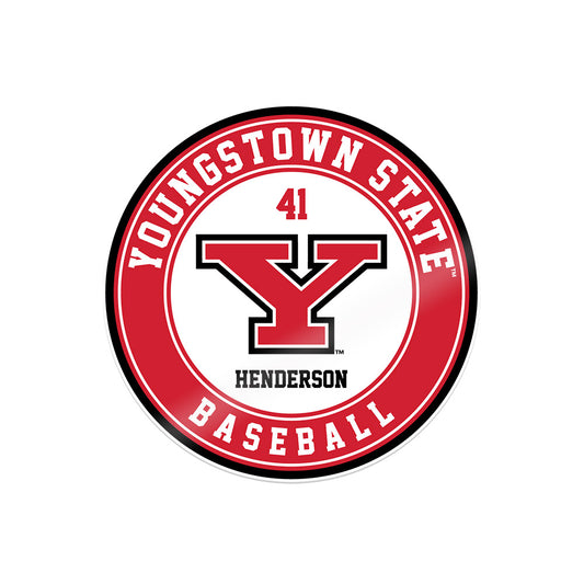 Youngstown State - NCAA Baseball : Mark Henderson - Sticker-0