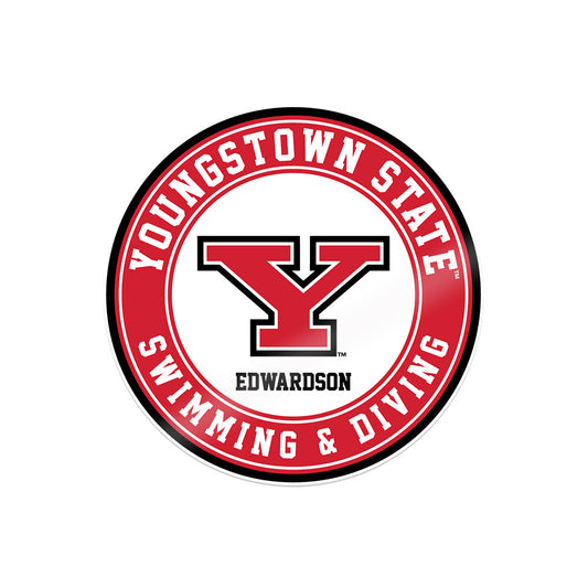 Youngstown State - NCAA Men's Swimming & Diving : Ben Edwardson - Sticker-0