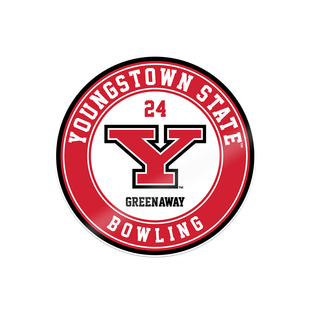 Youngstown State - NCAA Women's Bowling : Kaitlyn Greenaway - Sticker-0