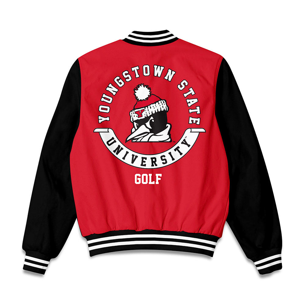 Youngstown State - NCAA Women's Golf : Maddi Shoults - Bomber Jacket-1