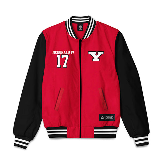 Youngstown State - NCAA Football : Alex McDonald IV - Bomber Jacket-0