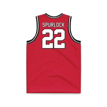Youngstown State - NCAA Men's Basketball : Jacob Spurlock - Red Basketball Jersey-1