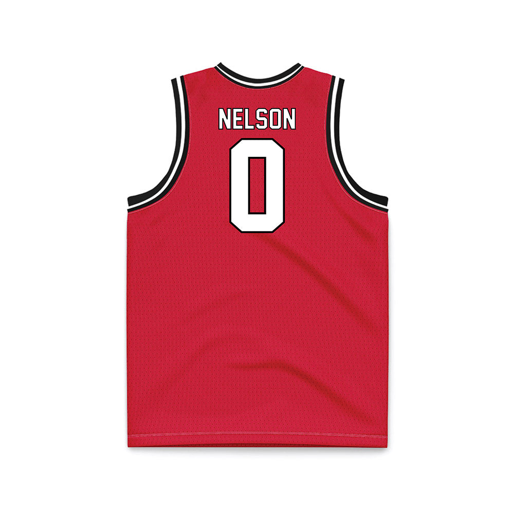 Youngstown State - NCAA Men's Basketball : Jason Nelson - Red Basketball Jersey-1