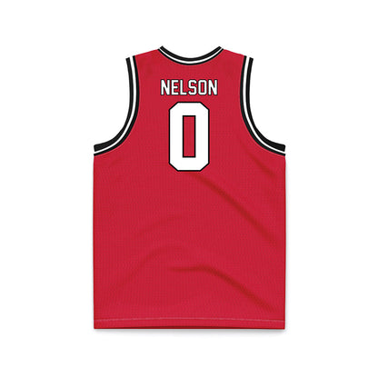 Youngstown State - NCAA Men's Basketball : Jason Nelson - Red Basketball Jersey-1