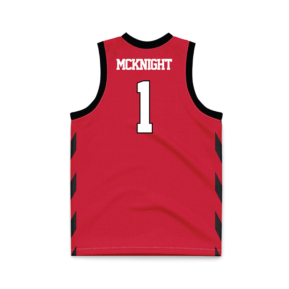 Youngstown State - NCAA Women's Basketball : Evelyn McKnight - Red Basketball Jersey-1