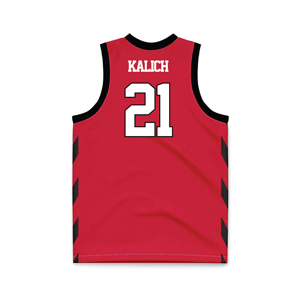Youngstown State - NCAA Women's Basketball : Mia Kalich - Red Basketball Jersey-1