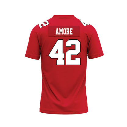 Youngstown State - NCAA Football : Lachlan Amore - Red Premium Football Jersey-1