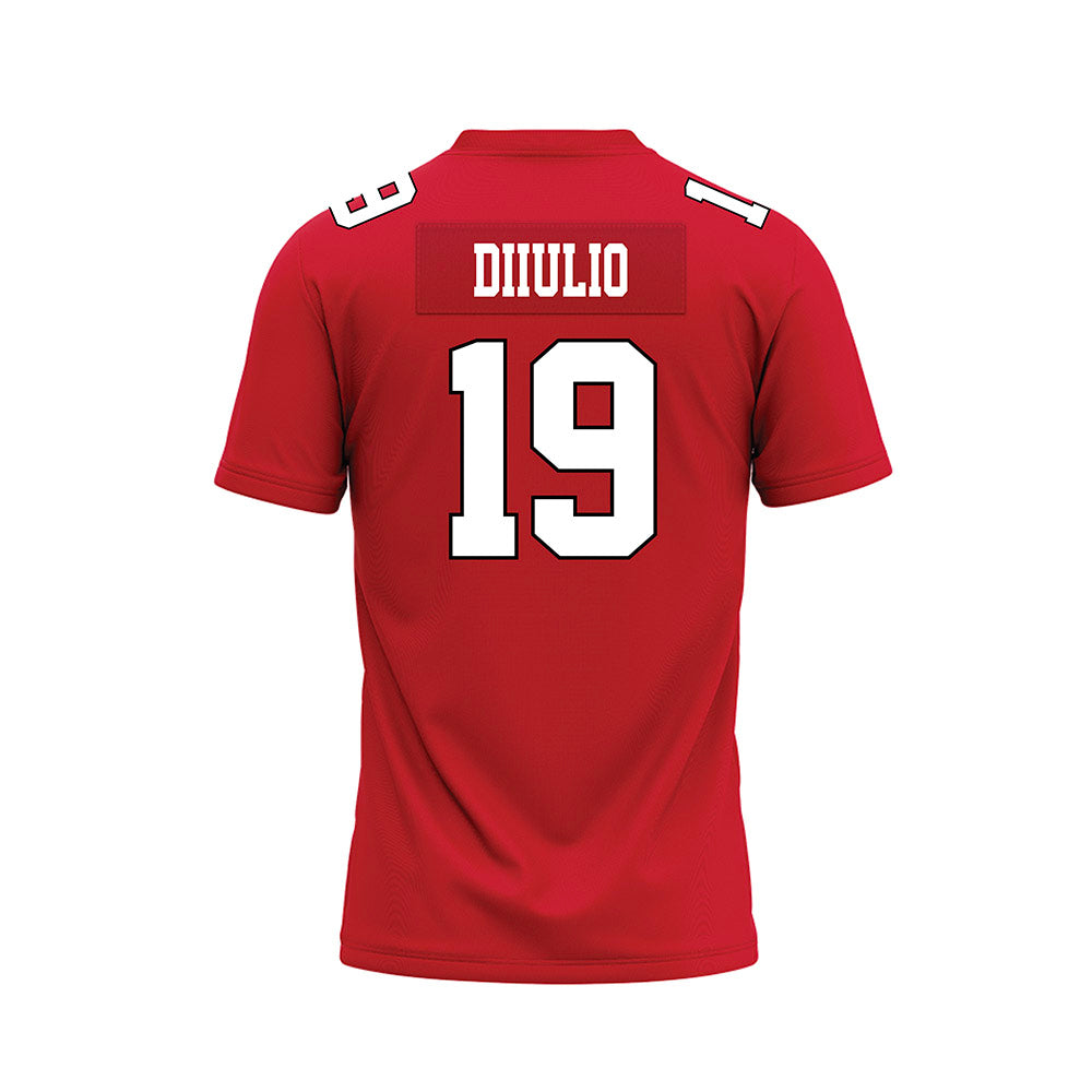 Youngstown State - NCAA Football : Cason Diiulio - Red Premium Football Jersey-1