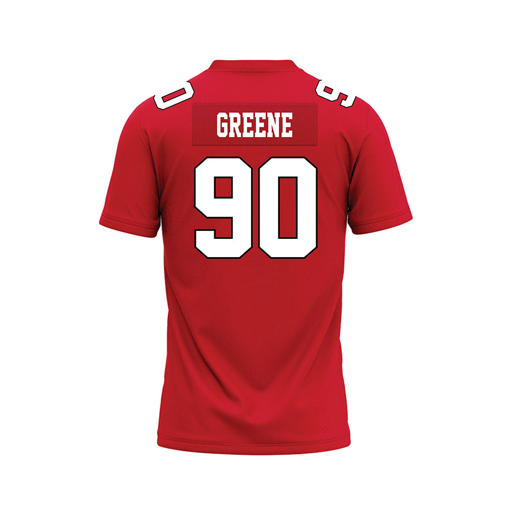 Youngstown State - NCAA Football : Conlan Greene - Red Premium Football Jersey-1