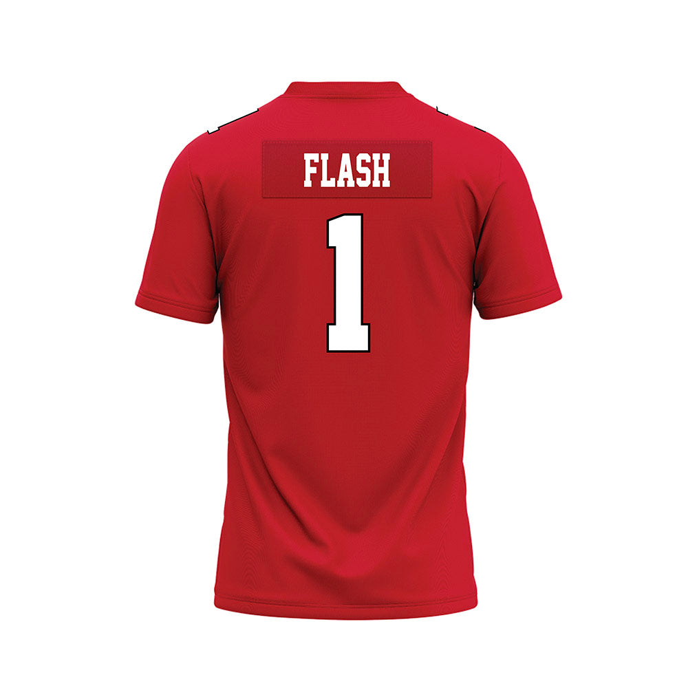 Youngstown State - NCAA Football : Kylon Flash - Red Premium Football Jersey-1