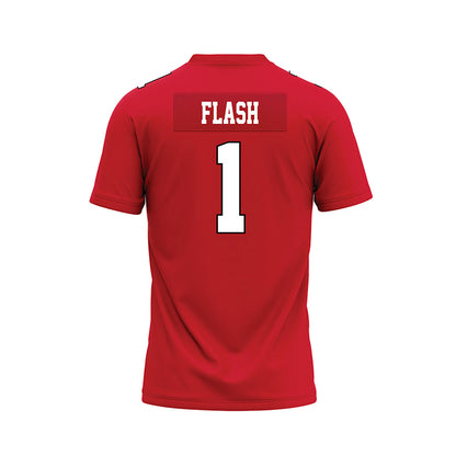 Youngstown State - NCAA Football : Kylon Flash - Red Premium Football Jersey-1