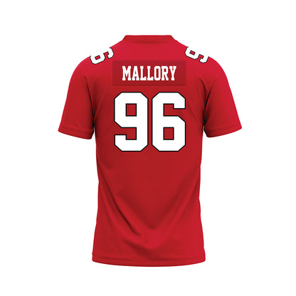 Youngstown State - NCAA Football : Cameron Mallory - Red Premium Football Jersey-1