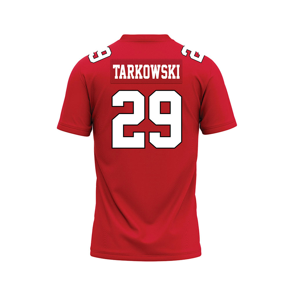 Youngstown State - NCAA Football : Jack Tarkowski - Red Premium Football Jersey-1