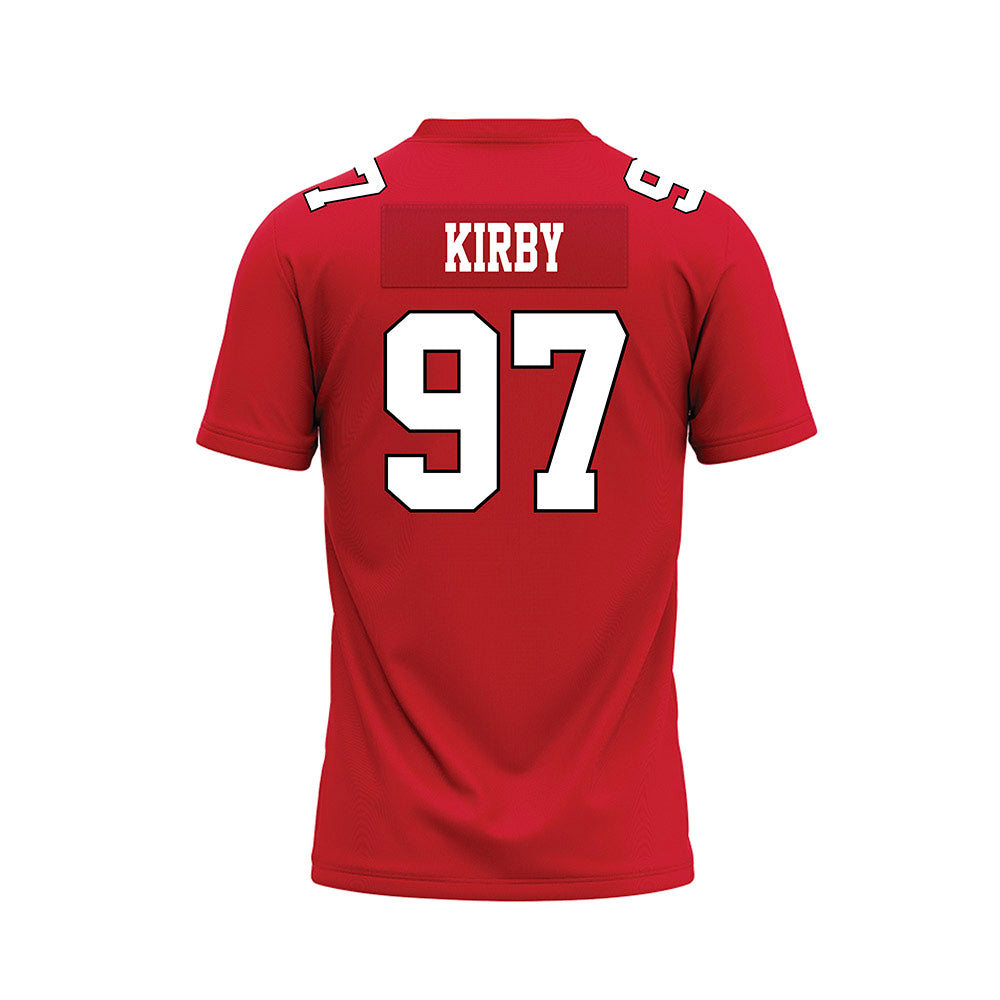 Youngstown State - NCAA Football : Dshawn Kirby - Red Premium Football Jersey-1