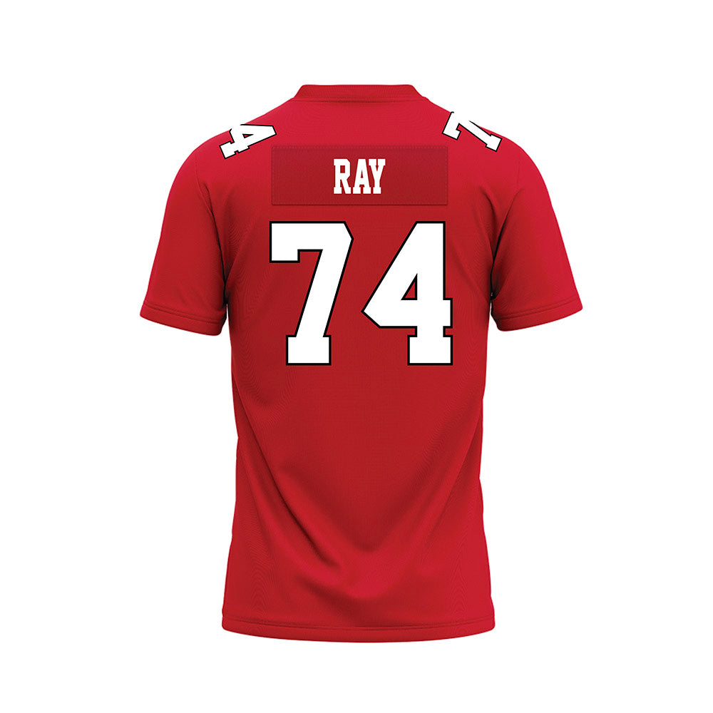 Youngstown State - NCAA Football : Steven Ray - Red Premium Football Jersey-1