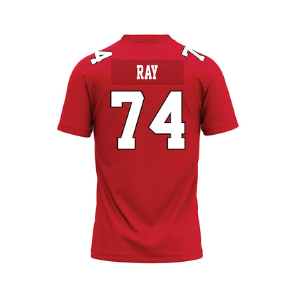 Youngstown State - NCAA Football : Steven Ray - Red Premium Football Jersey-1