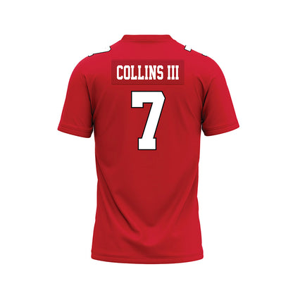 Youngstown State - NCAA Football : Raleigh Collins III - Red Premium Football Jersey-1