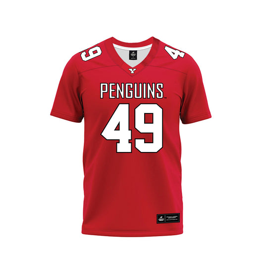 Youngstown State - NCAA Football : AJ Snyder - Red Premium Football Jersey-0