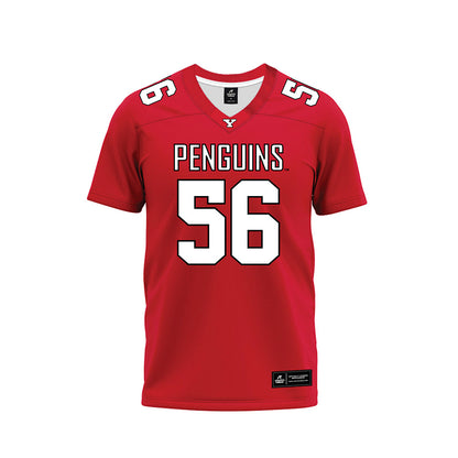 Youngstown State - NCAA Football : Naim Jackson - Red Premium Football Jersey-0