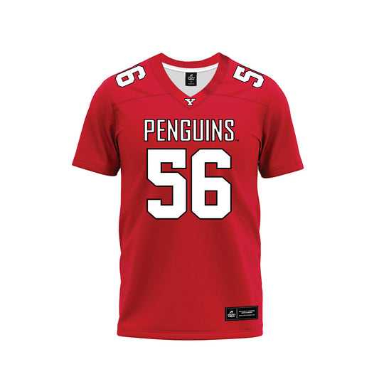 Youngstown State - NCAA Football : Naim Jackson - Red Premium Football Jersey-0