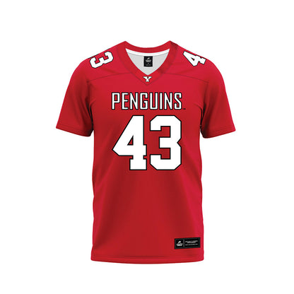Youngstown State - NCAA Football : Michael McGlone - Red Premium Football Jersey-0
