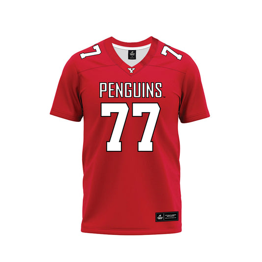 Youngstown State - NCAA Football : Najwan Smithwick - Red Premium Football Jersey-0