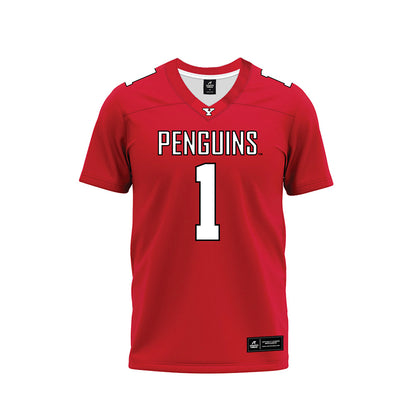 Youngstown State - NCAA Football : Lynn Wyche El - Red Premium Football Jersey-0