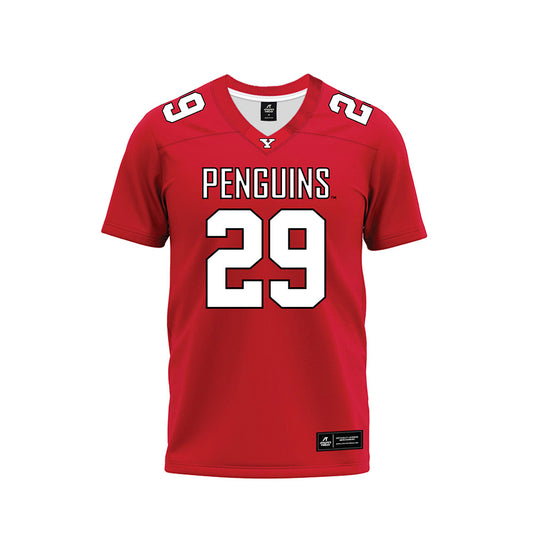 Youngstown State - NCAA Football : Jack Tarkowski - Red Premium Football Jersey-0