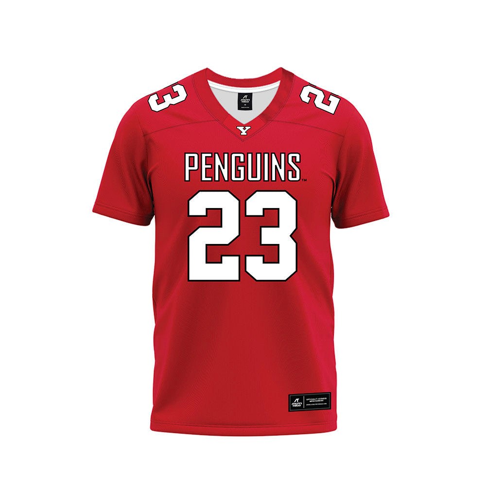 Youngstown State - NCAA Football : Stephen Henderson - Red Premium Football Jersey-0