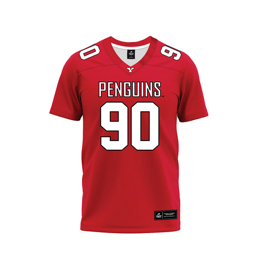 Youngstown State - NCAA Football : Conlan Greene - Red Premium Football Jersey-0