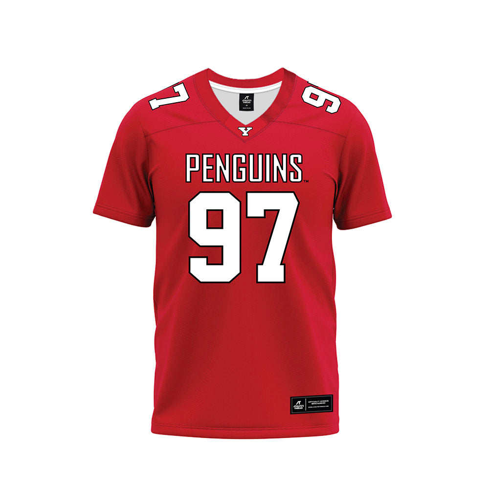 Youngstown State - NCAA Football : Dshawn Kirby - Red Premium Football Jersey-0