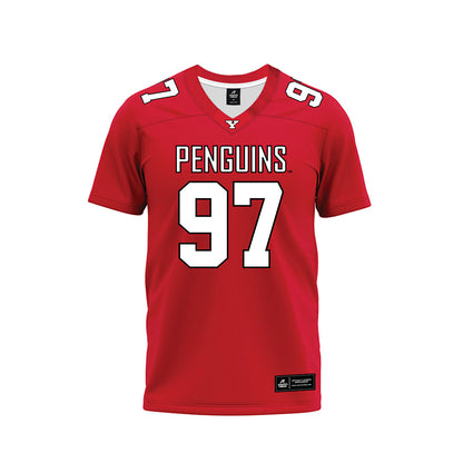 Youngstown State - NCAA Football : Dshawn Kirby - Red Premium Football Jersey-0