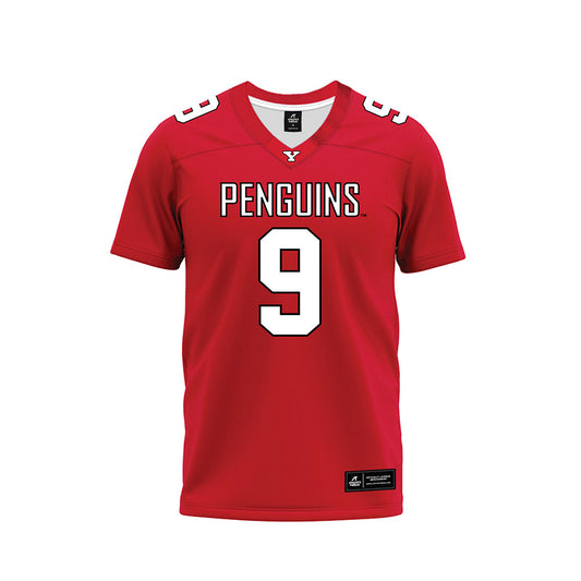 Youngstown State - NCAA Football : Jordan Pritchard-Sewell - Red Premium Football Jersey-0