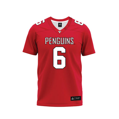 Youngstown State - NCAA Football : Julius Jackson - Red Premium Football Jersey-0