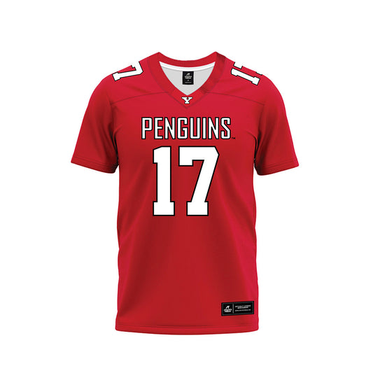 Youngstown State - NCAA Football : Alex McDonald IV - Red Premium Football Jersey-0