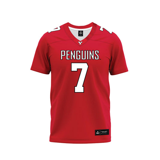 Youngstown State - NCAA Football : Raleigh Collins III - Red Premium Football Jersey-0