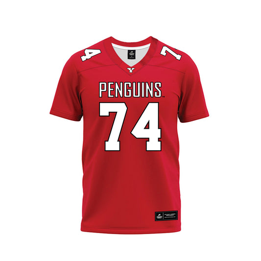 Youngstown State - NCAA Football : Steven Ray - Red Premium Football Jersey-0