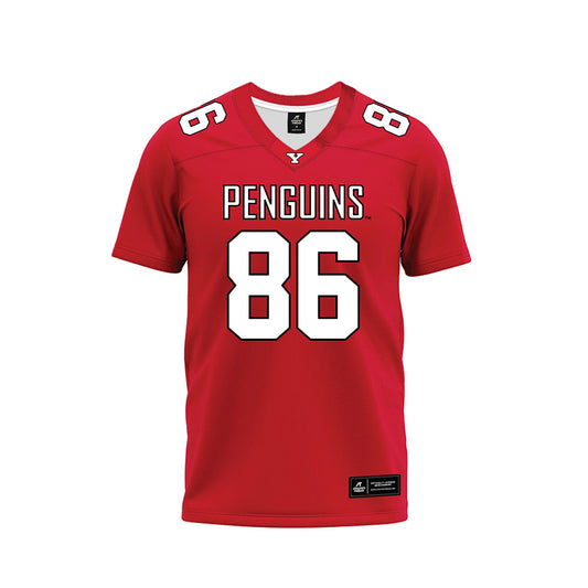 Youngstown State - NCAA Football : Stephen Sims - Red Premium Football Jersey-0