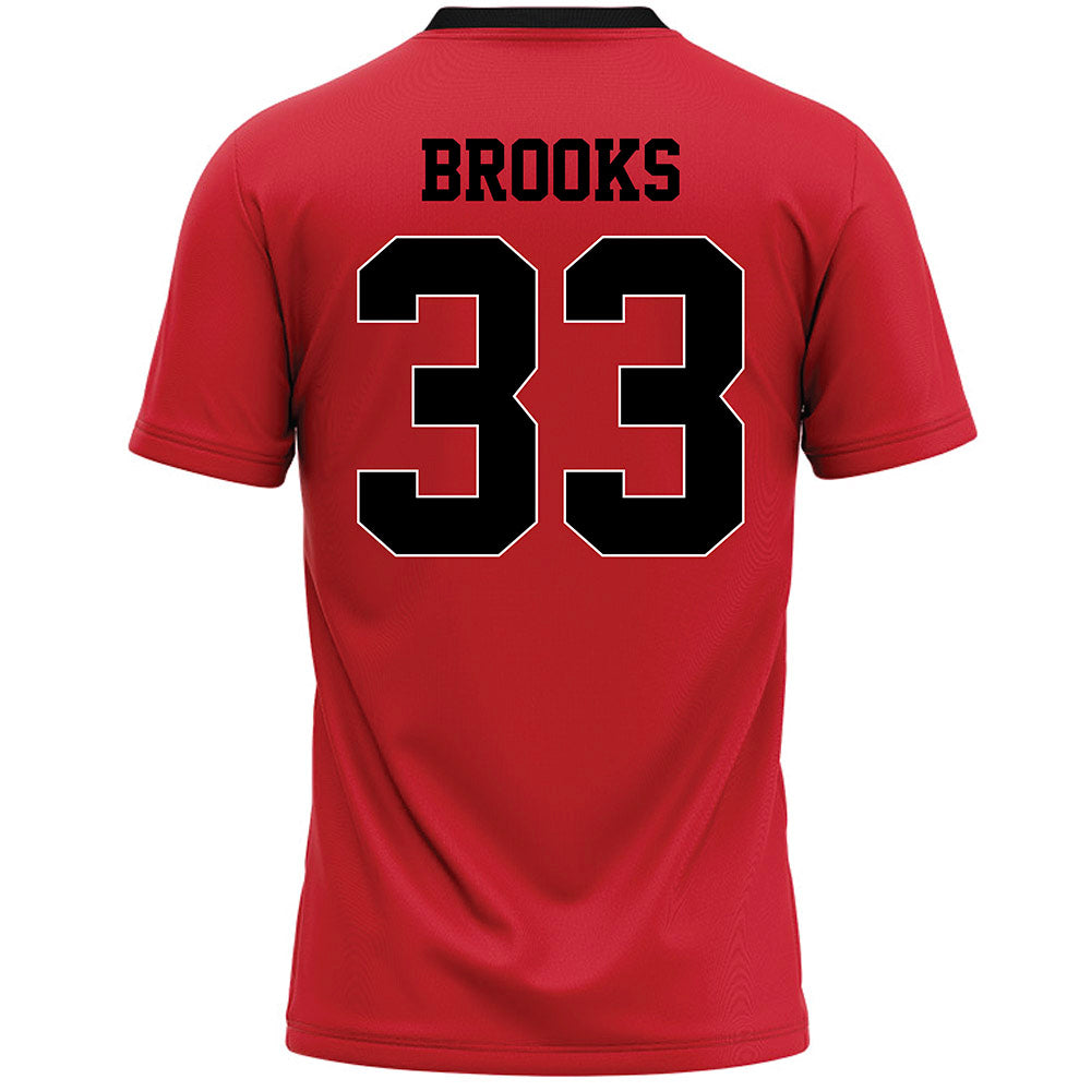 Youngstown State - NCAA Women's Lacrosse : Molly Brooks - Red Lacrosse Jersey-1