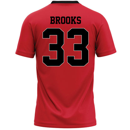 Youngstown State - NCAA Women's Lacrosse : Molly Brooks - Red Lacrosse Jersey-1