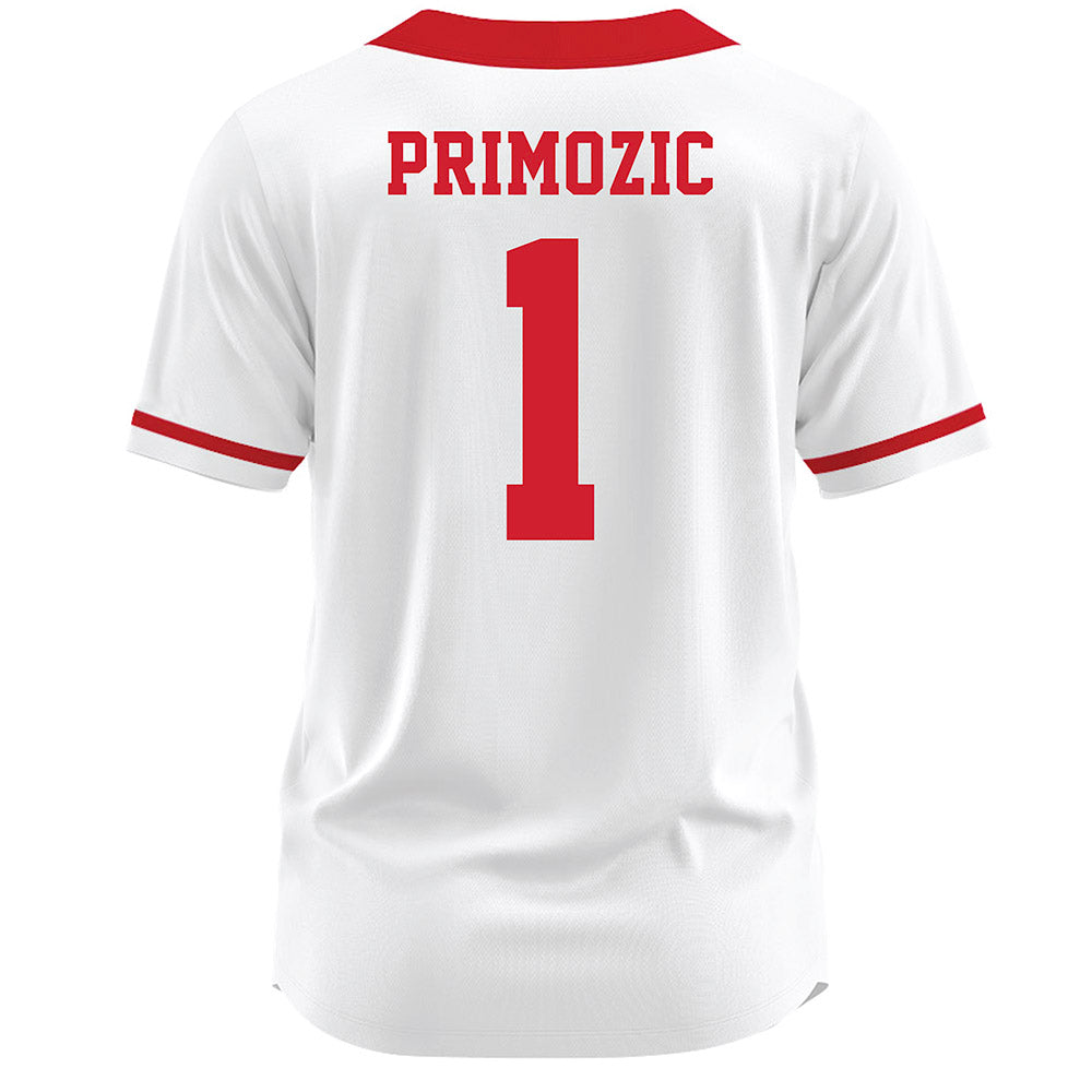 Youngstown State - NCAA Softball : Elaina Primozic - White Jersey-1