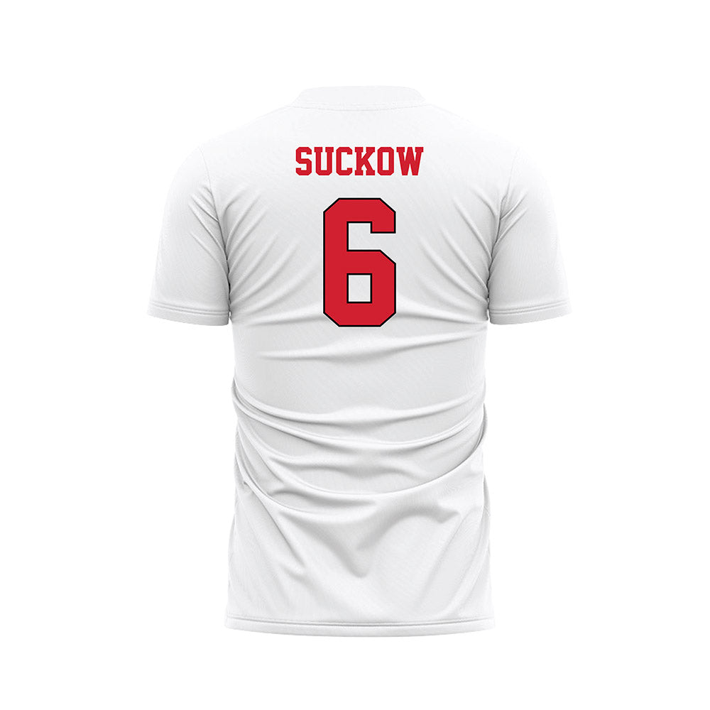 Youngstown State - NCAA Women's Soccer : Emerson Suckow - White Soccer Jersey-1